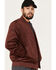 Brixton Men's Dillinger Bomber Jacket, Burgundy, hi-res