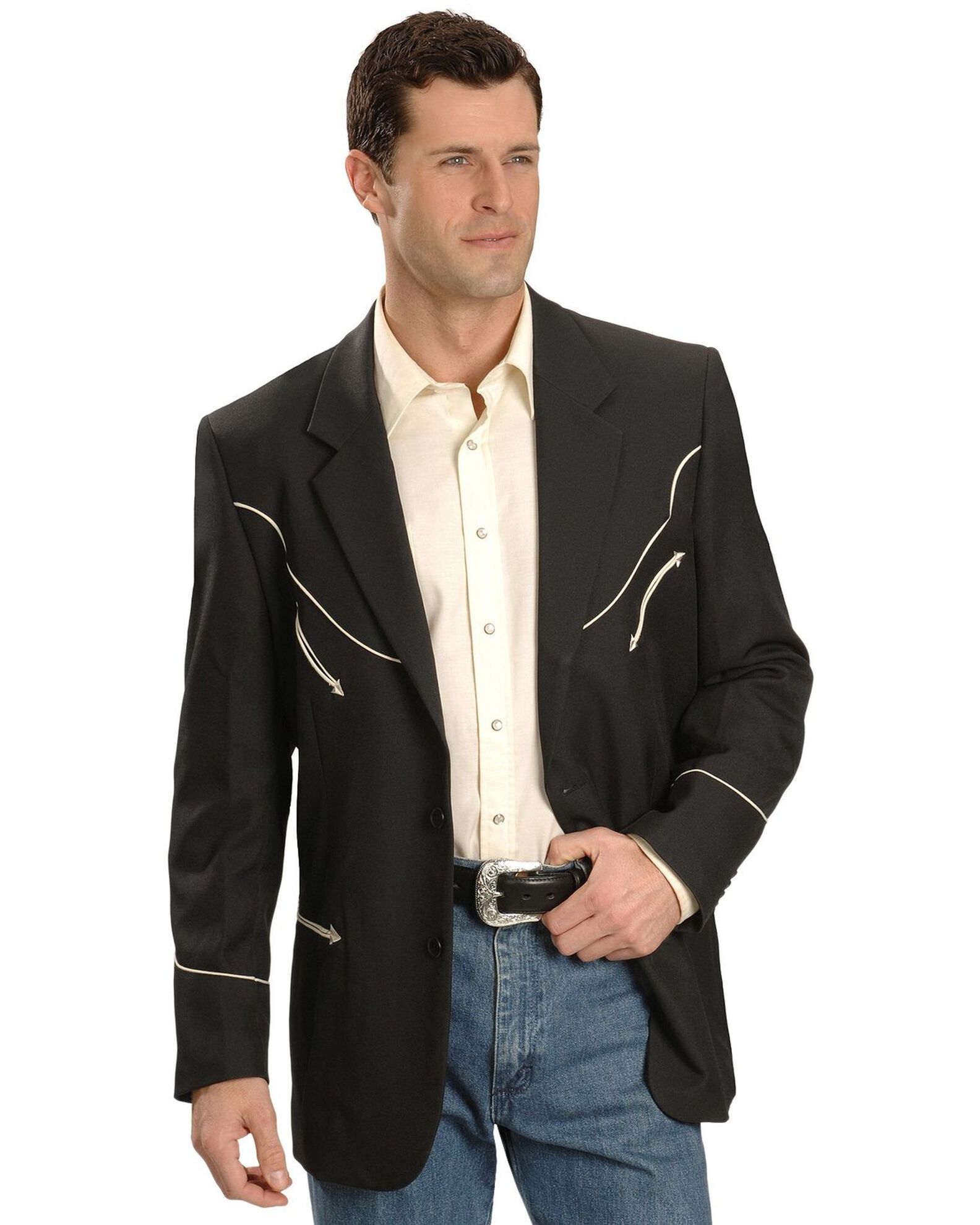 Scully Men s Black Retro Western Jacket Sheplers
