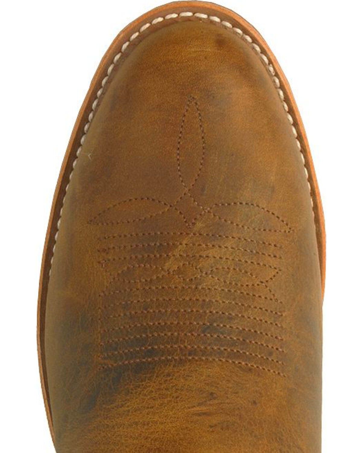 Image #7 - Double H Men's Gel Ice Western Boots - Round Toe, Brown, hi-res