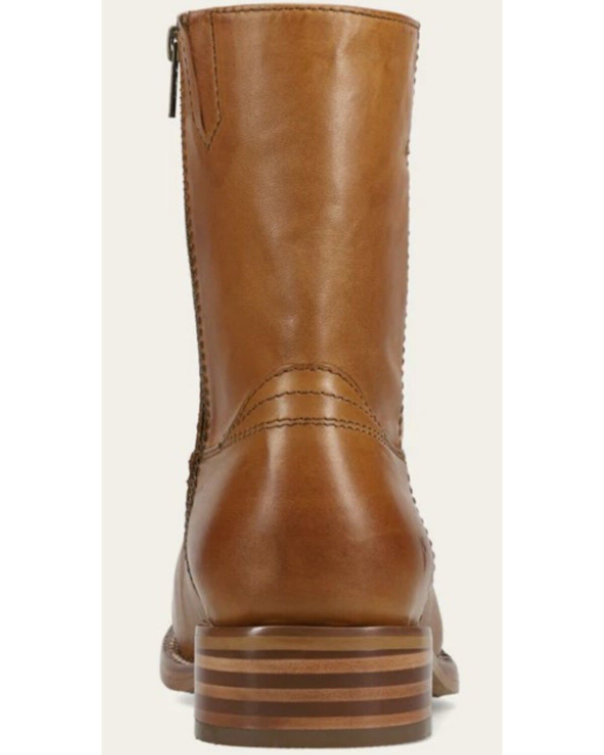 Image #4 - Frye Men's Campus Inside Zip Ankle Boots - Round Toe, Saddle, hi-res