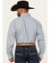 Image #4 - George Strait by Wrangler Men's Geo Print Long Sleeve Button-Down Stretch Western Shirt - Tall, Blue, hi-res