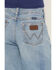 Image #4 - Wrangler Girls' Light Wash Carla Wide Leg Stretch Denim Jeans, Light Wash, hi-res