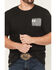 Image #3 - Howitzer Men's Free or Die Short Sleeve Graphic T-Shirt, Black, hi-res