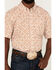 Image #3 - RANK 45® Men's Kickin Southwestern Print Short Sleeve Button-Down Western Shirt, Gold, hi-res