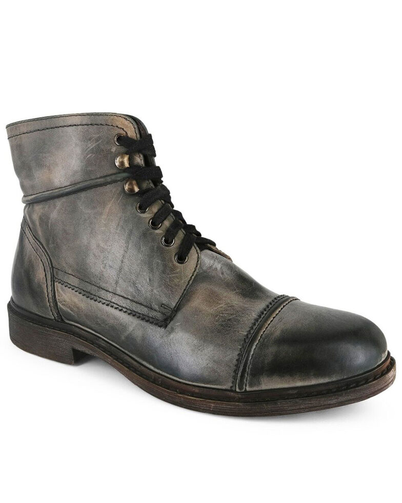 Evolutions Men's Trey Lace-Up Work Boots - Soft Toe, Grey, hi-res