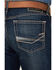 Ariat Men's M4 Ford Quentin Stretch Relaxed Bootcut Jeans , Blue, hi-res