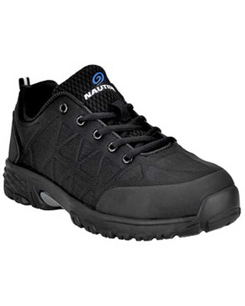 Nautilus Men's Spark Black Work Shoes - Carbon Toe, , hi-res
