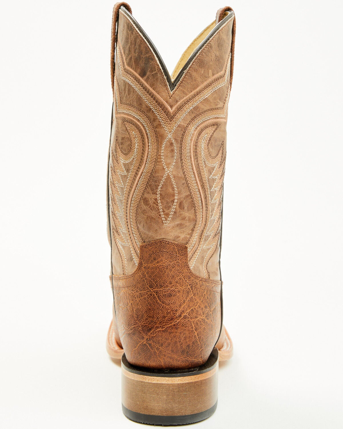 Image #5 - Cody James Cush Core&reg; Men's Rover Elephant Print Western Boots - Broad Square Toe, Cognac, hi-res