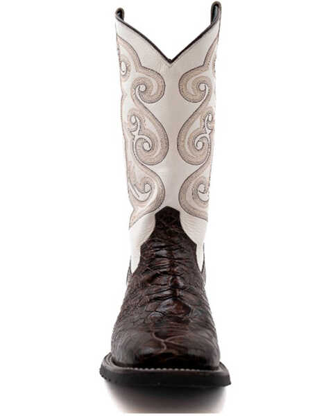 Image #4 - Ferrini Men's Kai Performance Western Boots - Broad Square Toe , Chocolate, hi-res