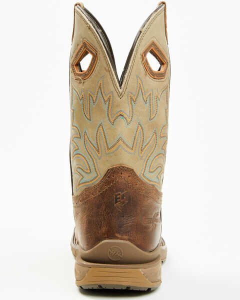 Image #5 - Double H Men's Prophecy Roper Western Boot - Round Toe, Tan, hi-res