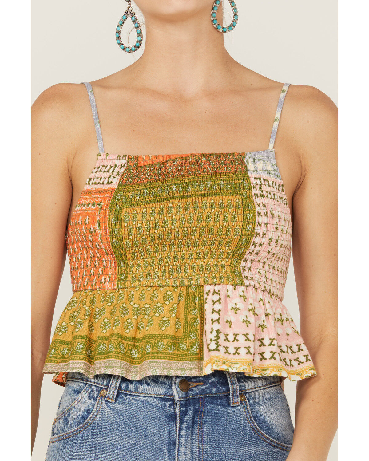 Image #2 - Jen's Pirate Booty Women's Wide Side Crop Top, Multi, hi-res