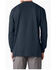 Image #2 - Dickies Men's Logo Long Sleeve Work Shirt, Navy, hi-res