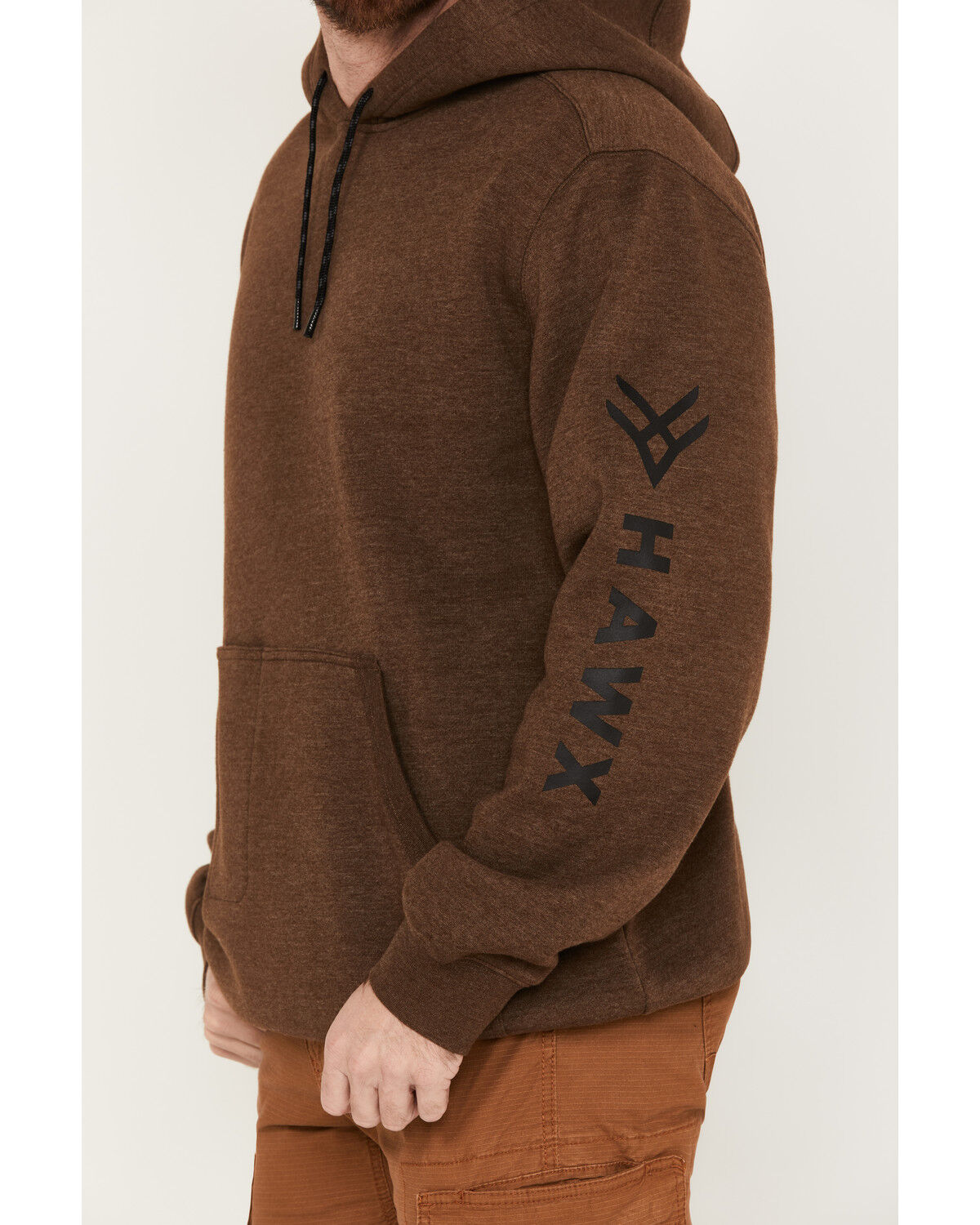Image #3 - Hawx Men's Primo Logo Graphic Fleece Hooded Work Sweatshirt, , hi-res