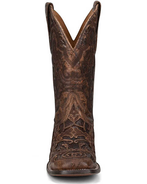 Image #3 - Corral Men's Exotic Alligator Inlay Western Boots - Broad Square Toe, Brown, hi-res
