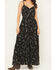 Image #3 - Idyllwind Women's Colt Floral Print Sleeveless Button-Down Maxi Dress, Black, hi-res