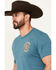 Image #2 - Moonshine Spirit Men's Mariachi Mandala Short Sleeve Graphic T-Shirt, Blue, hi-res