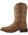 Image #2 - Ariat Women's Delilah Western Performance Boots - Broad Square Toe, Brown, hi-res