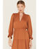 Image #2 - Revel Women's Tiered Midi Dress, Rust Copper, hi-res