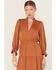 Image #2 - Revel Women's Tiered Midi Dress, Rust Copper, hi-res