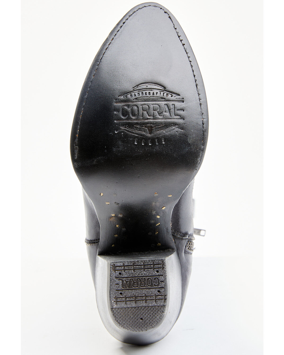 Image #7 - Corral Women's Embroidery Tall Western Boots - Round Toe, Black, hi-res