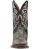 Image #4 - Dan Post Men's Dillinger Full Quill Ostrich Western Boots - Broad Square Toe , Grey, hi-res