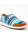 Image #1 - RANK 45® Women's Multi Stripe Casual Shoe - Round Toe, Blue, hi-res
