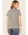 Image #4 - White Crow Women's This Country Needs More Cowboys Graphic Short Sleeve Tee , Charcoal, hi-res