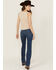 Image #1 - Wrangler Women's Jennifer Dark Wash Mid Rise Willow Ultimate Riding Stretch Bootcut Jeans, Dark Wash, hi-res