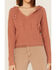 Image #4 - Heartloom Women's Devin Knit Hoodie, Rust Copper, hi-res