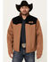 Image #1 - Cinch Men's Concealed Carry Color Block Zip Jacket, Brown, hi-res