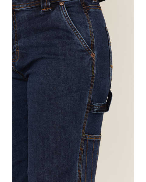 Image #2 - Dickies Women's Relaxed Fit Carpenter Straight Denim Jeans , Stone, hi-res