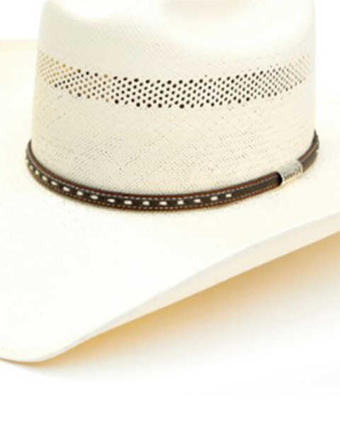 Stetson Tellus Shantung Chocolate Unisex Straw Cowboy Hat XSTELS-253622 XL