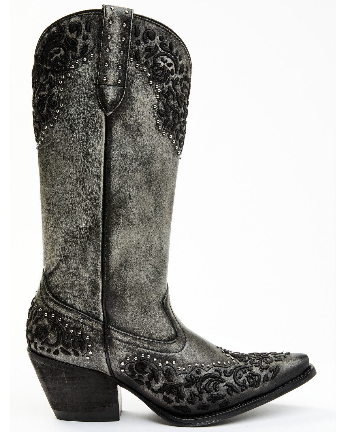 Image #2 - Shyanne Women's Dominica Western Boots - Snip Toe, Black, hi-res