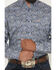 Image #3 - Ariat Men's Stoney Paisley Print Long Sleeve Button-Down Western Shirt - Tall, Blue, hi-res