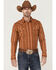Image #1 - Cody James Men's Smokehouse Southwestern Stripe Long Sleeve Snap Western Shirt , Medium Brown, hi-res