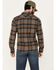 Brixton Men's Bowery Plaid Print Long Sleeve Button-Down Flannel Shirt, Black, hi-res