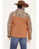 Image #4 - Hooey Men's Jackson Camo Color Block Softshell Jacket, Camel, hi-res