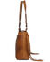 Montana West Women's Brown Floral Tooled Hair-On Leather Concealed Carry Tote Bag, Brown, hi-res