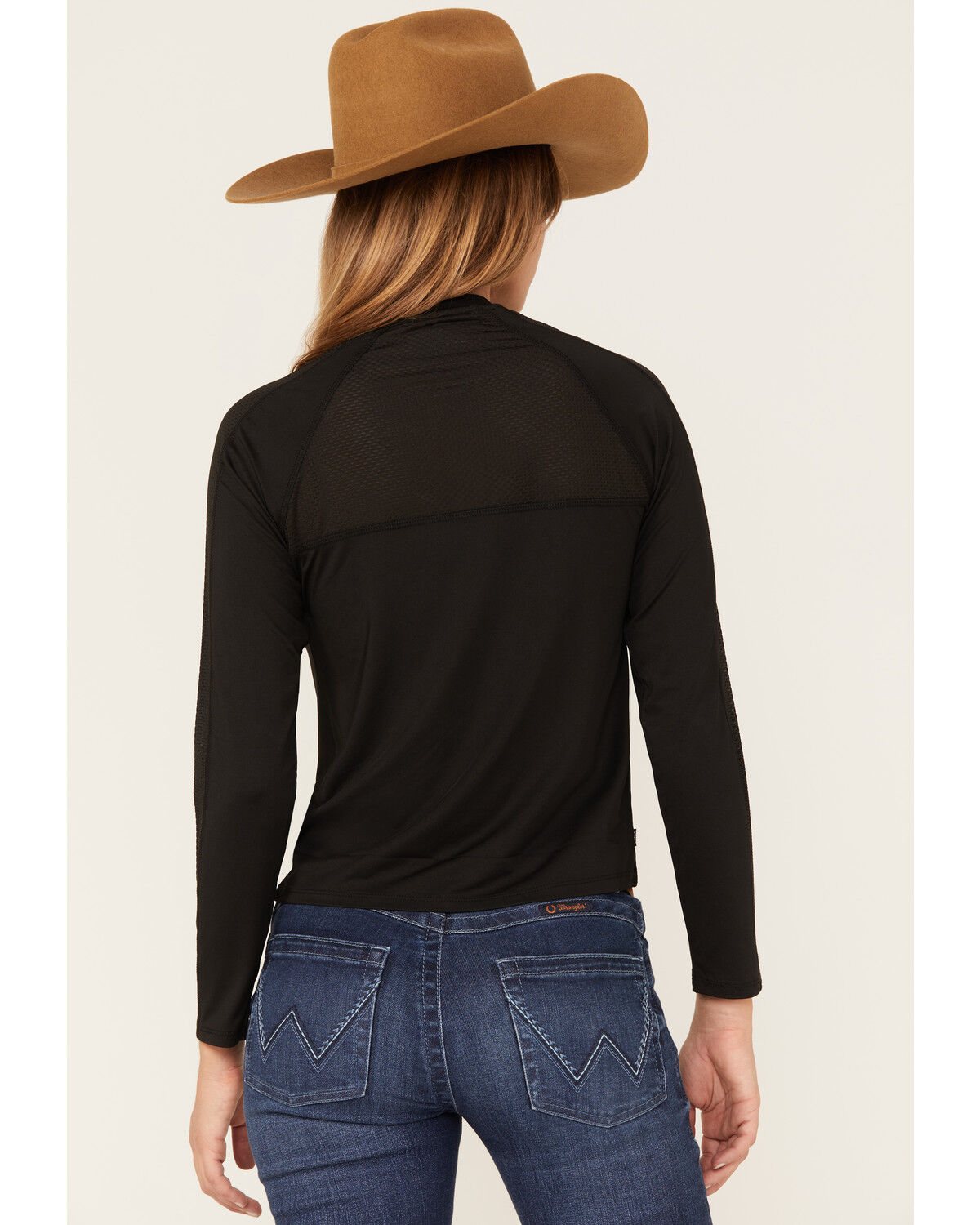 Image #4 - Kimes Ranch Women's KR1 Tech Logo Long Sleeve Tee, Black, hi-res