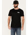 Image #1 - NRA Men's Vintage American Flag Short Sleeve Graphic T-Shirt, Black, hi-res