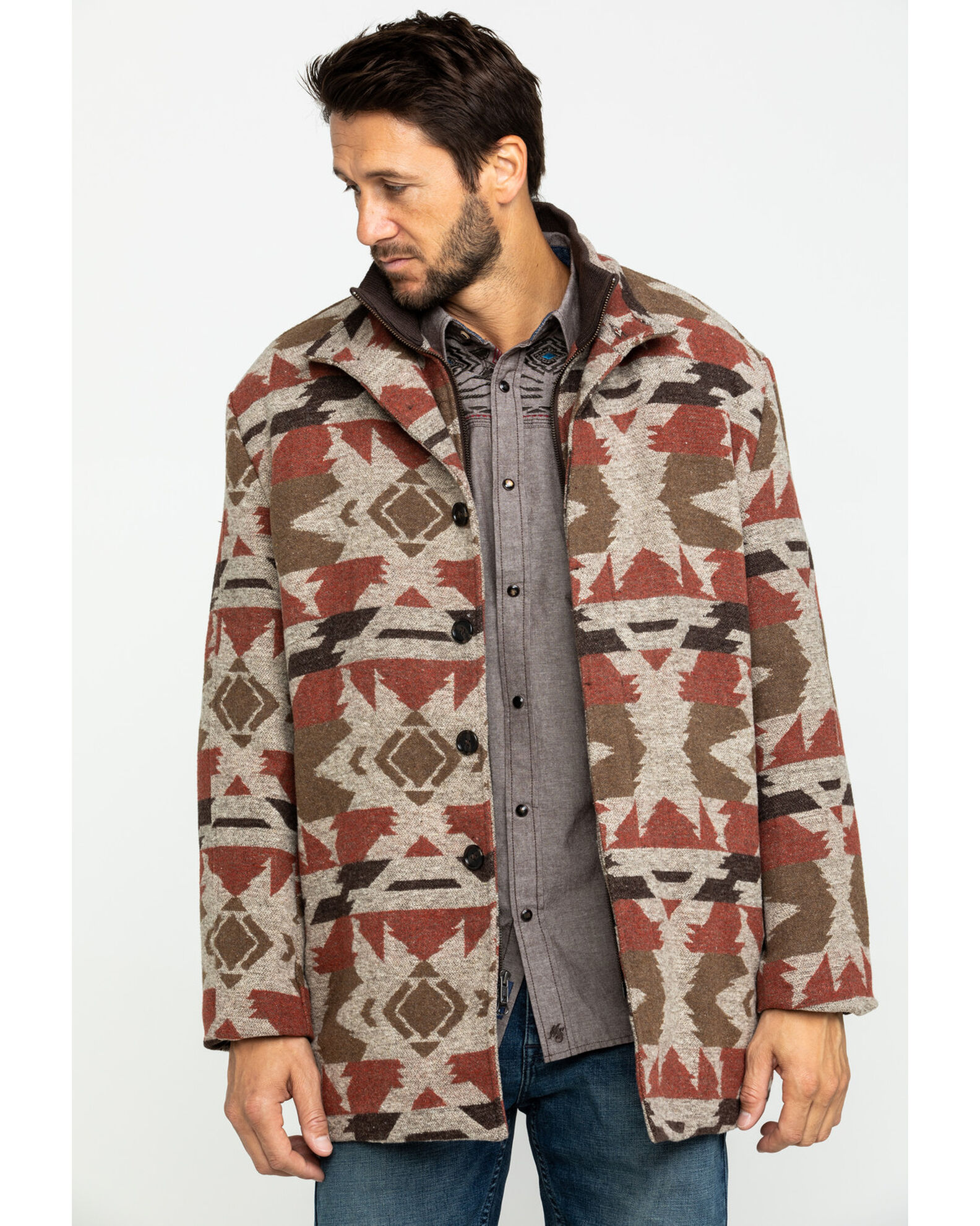 Navajo blanket coat deals