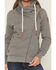 Image #3 - Wanakome Women's Asymmetrical Zip-Up Hoodie Jacket, Grey, hi-res