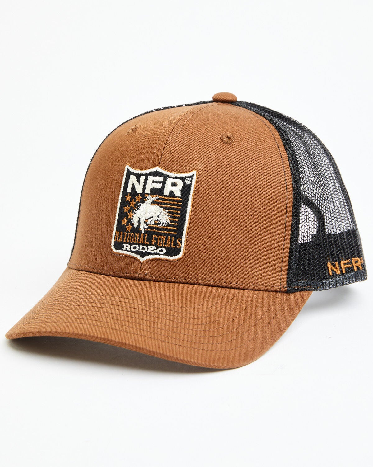 Rodeo Quincy X NFR Men's Shield Ball Cap, Brown, hi-res