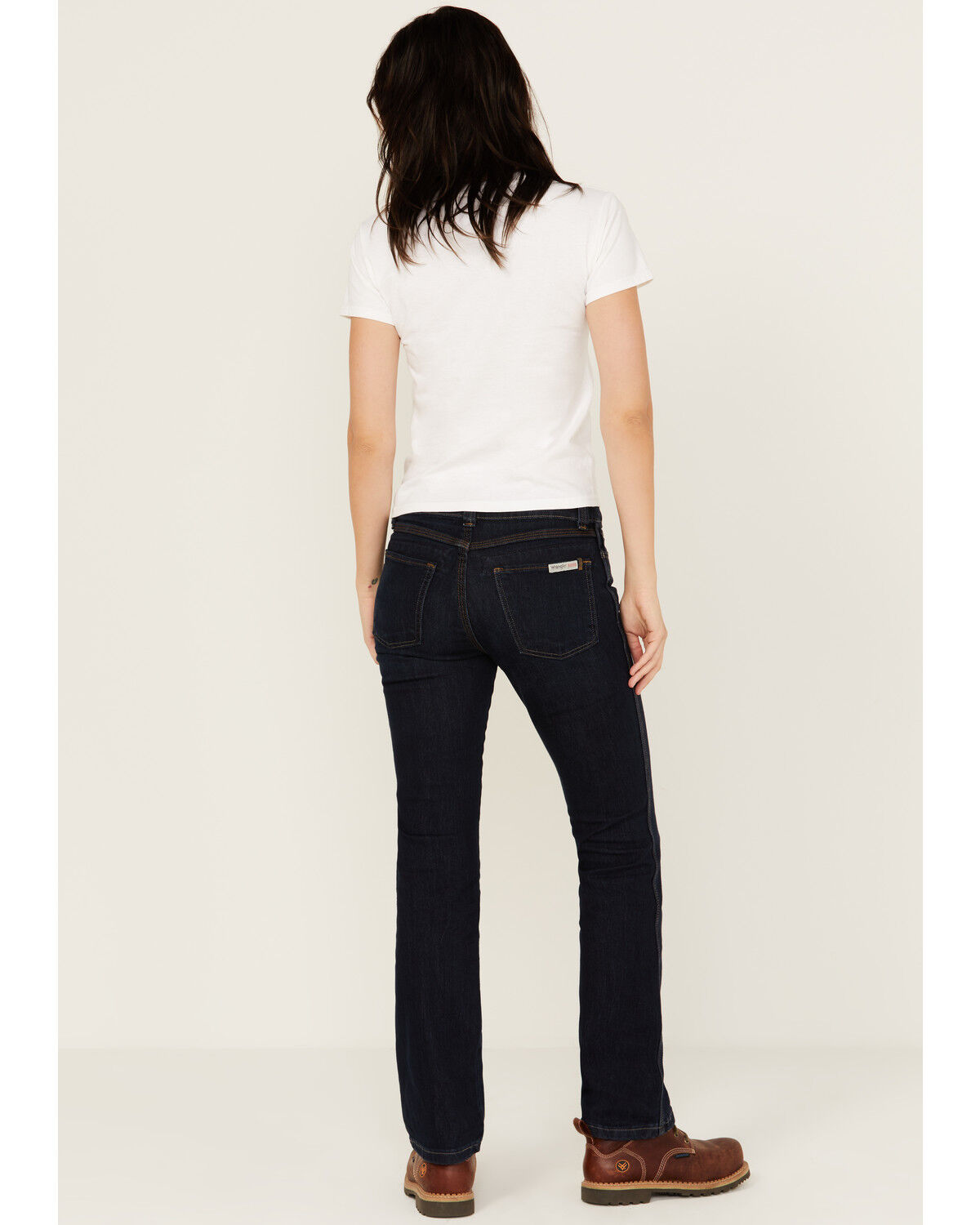 Image #3 - Wrangler Riggs Women's Dark Wash Bootcut Work Jeans, Blue, hi-res