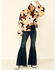 Image #2 - Band Of Gypsies Women's Ivory Star Faux Fur Jacket , , hi-res