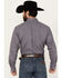 Image #4 - Cinch Men's Diamond Geo Print Long Sleeve Button-Down Western Shirt, Purple, hi-res