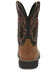 Image #4 - Justin Men's Stampede Rush Western Work Boots - Composite Toe, Brown, hi-res