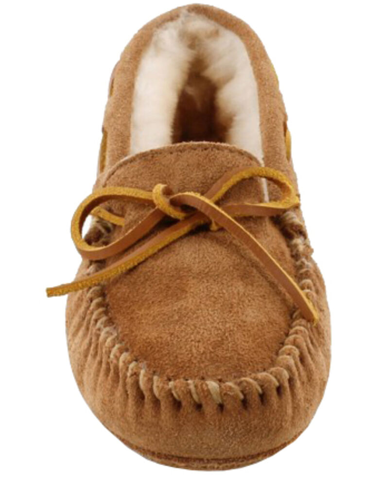 minnetonka women's double deerskin softsole moccasin