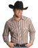 Image #3 - Wrangler Men's Assorted Plaid Short Sleeve Western Shirts, Stripe, hi-res