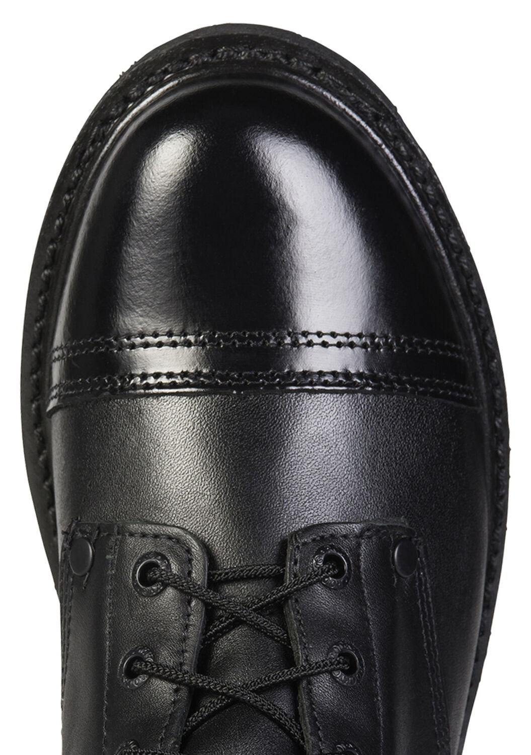 Image #6 - Rocky Men's Side Zipper Duty Boots, Black, hi-res
